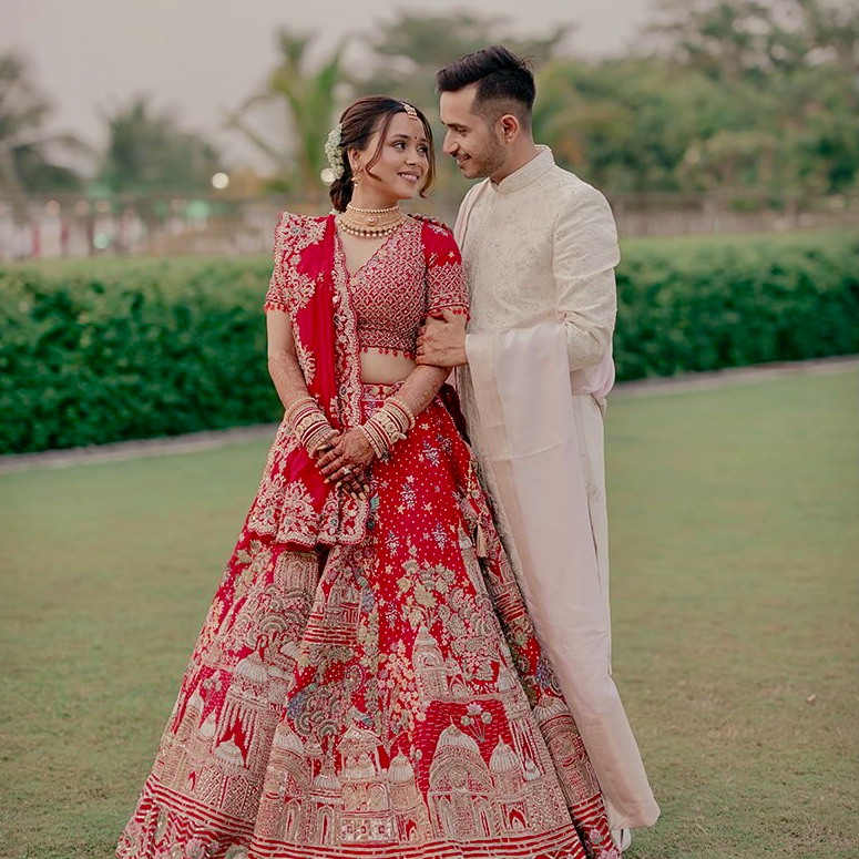Ayush and Mrinali wedding celebration